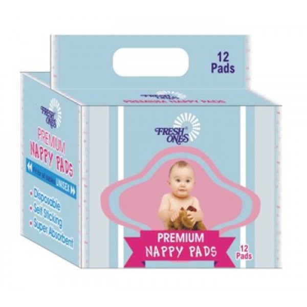 Premium Nappy's   12Pieces (TAIN0033) x pack of 12
